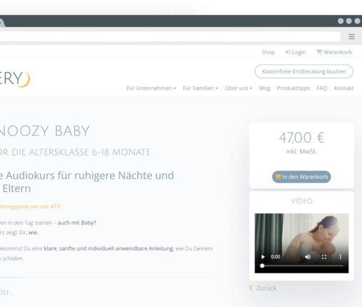 Product details Product details - The Snoozery implemented by www.mediagrafen.de