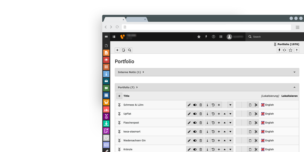 Portfolios Overview Screenshot portfolios overview