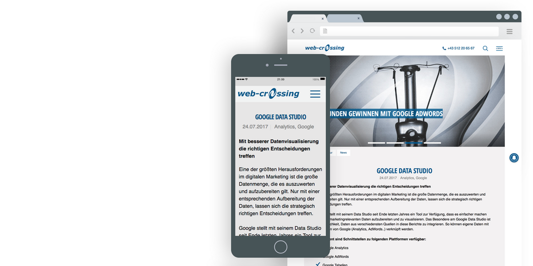 Web Crossing TYPO3 - AMP - Accelerated mobile pages