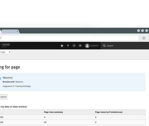 Erfassung von Seiten-Aufrufen Erfassung von Seiten-Aufrufen