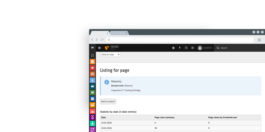 Erfassung von Seiten-Aufrufen Erfassung von Seiten-Aufrufen