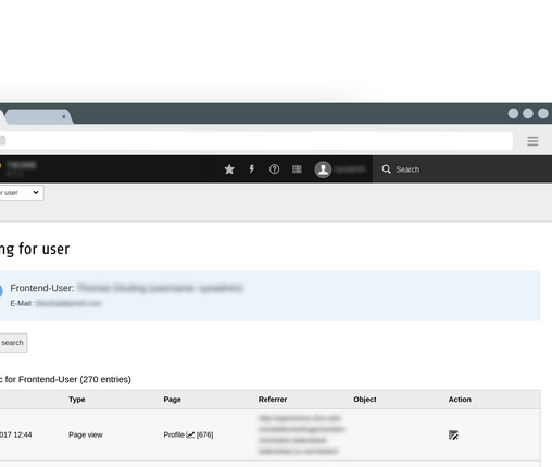 Tracking von eingeloggten Usern Tracking von eingeloggten Usern