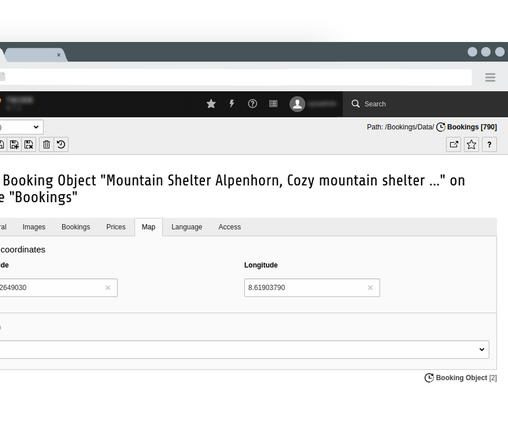 Bookings geo location settings Edit booking geo location