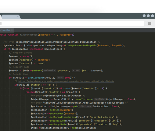 Geo Location source code Geo Location service source code