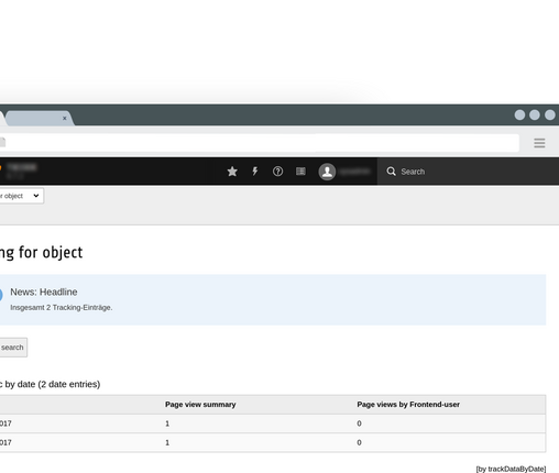 Erfassung von News-Aufrufen Erfassung von News-Aufrufen